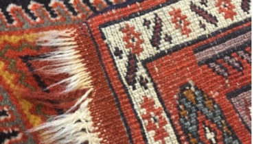 The Back of the Handmade Oriental Rugs