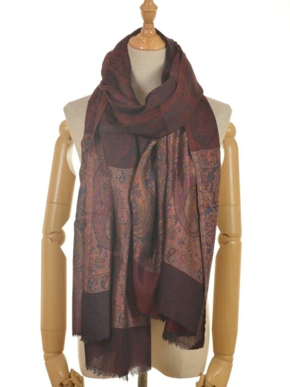 modal silk wool scarf